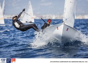 2016 470 European Championship, Bay of Palma, Mallorca, Spain, 5-12 April 2016. Featuring over 250 of the worlds best 470 Men and Women Olympic Class sailors representing 33 nations. ©Bernardí Bibiloni/CNA